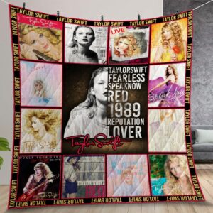 Taylor Swift Album Quilt Gift For Christmas Birthday Thanksgiving