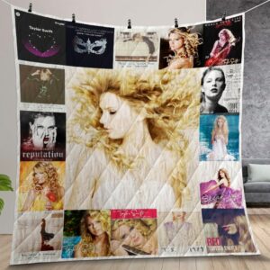 Taylor Swift Albums Quilt Gift For Christmas Birthday Thanksgiving