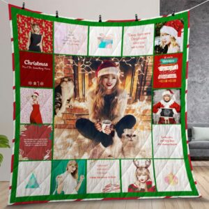 Taylor Swift Christmas Plus Size Quilt Gift For Christmas Birthday Thanksgiving