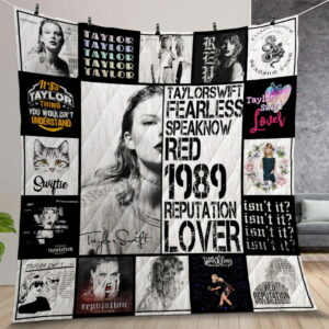 Taylor Swift Cover Poster Quilt Gift For Christmas Birthday Thanksgiving