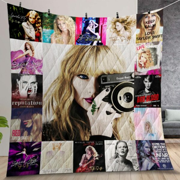 Taylor Swift Quilt Gift For Christmas Birthday Thanksgiving Style 2