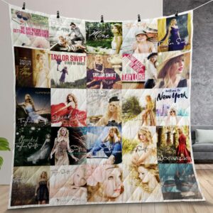 Taylor Swift Singles Quilt Gift For Christmas Birthday Thanksgiving
