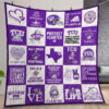 Tcu Horned Frogs Quilt Gift For Christmas Birthday Thanksgiving