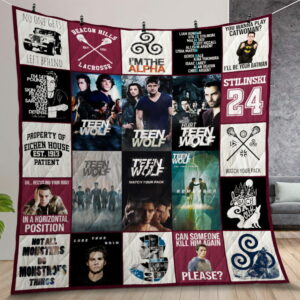 Teen Wolf Quilt Gift For Christmas Birthday Thanksgiving