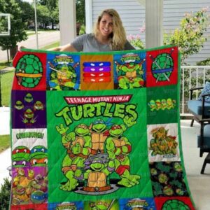Teenage Mutant Ninja Turtles Quilt Gift For Christmas Black Friday Thanksgiving