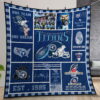 Tennessee Titans FootbaQuilt Gift For Christmas Birthday Thanksgiving