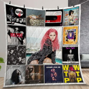 Teyana Taylor Album Covers Quilt Gift For Christmas Birthday Thanksgiving