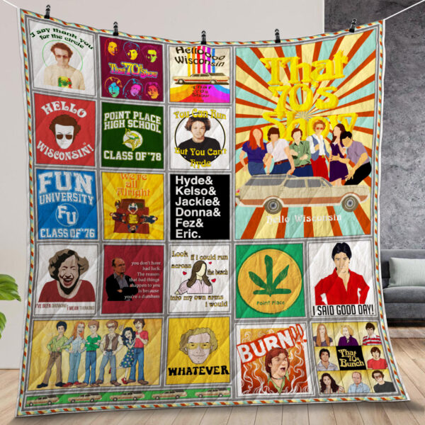 That 70s Show Quilt For Birthday Christmas
