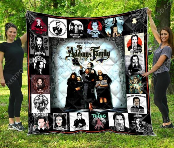 The Addams Family Quilt Gift For Family On Christmas Black Friday Cyber Monday