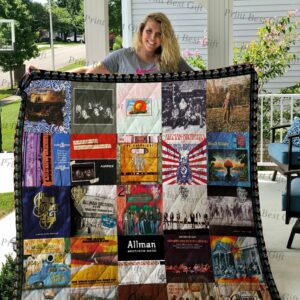 The Allman Brothers Band Albums Cover Poster Quilt Gift Ideas For Fans on Christmas