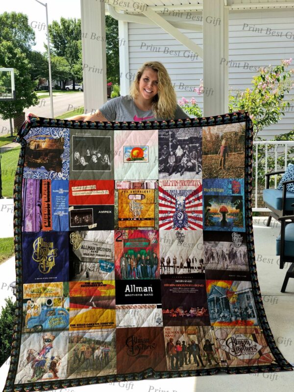 The Allman Brothers Band Albums Cover Poster Quilt Gift Ideas For Fans on Christmas