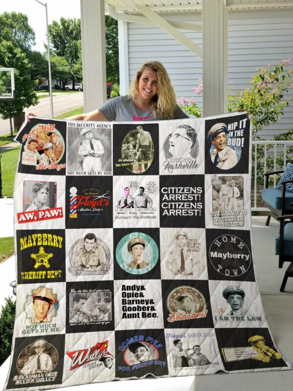 The Andy Griffith Show Warm Quilt Gift For Christmas Black Friday Thanksgiving