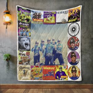The Aquabats Album Covers Quilt Gift Ideas For Fans on Christmas