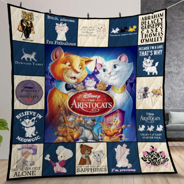 The Aristocats Quilt Gift For Christmas Birthday Thanksgiving