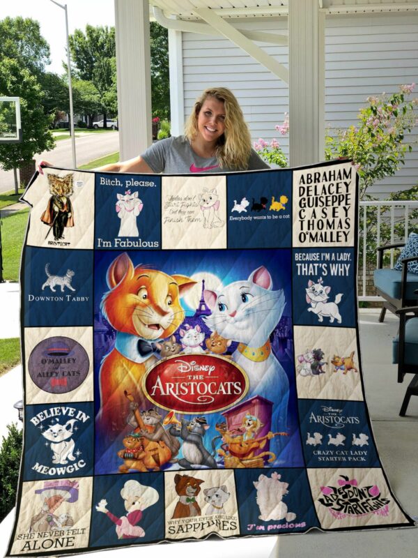 The Aristocats Warm Quilt Gift For Christmas Black Friday Thanksgiving