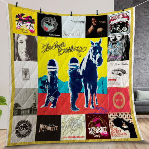 The Avett Brothers Albums Quilt Gift For Christmas Black Friday Thanksgiving