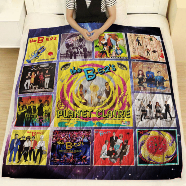 The B 52S Lp Albums Quilt Gift For Christmas Black Friday Thanksgiving