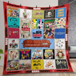 The Big Bang Theory Tbbt Quilt Gift For Christmas Birthday Thanksgiving
