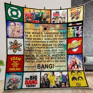 The Big Bang Theory Team Sheldon Quilt Gift For Christmas Birthday Halloween