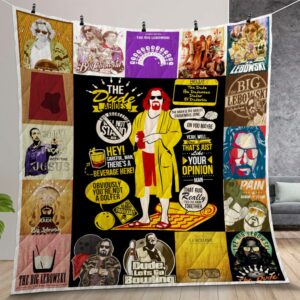 The Big Lebowski Quilt Gift For Christmas Birthday Thanksgiving