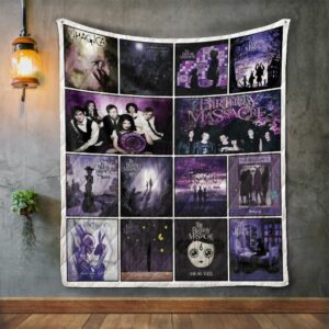 The Birthday Massacre Album Covers Quilt Gift For Christmas Black Friday Thanksgiving