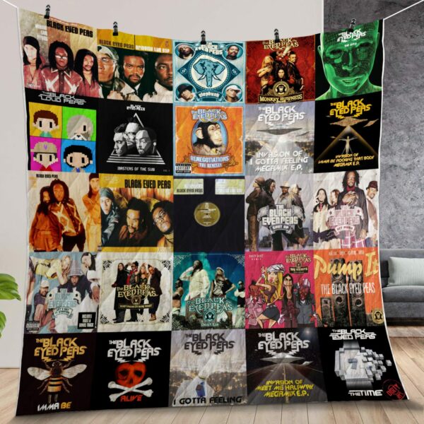 The Black Eyed Peas Album Covers Quilt Gift For Family On Christmas Black Friday
