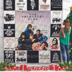 The Breakfast Club Poster Quilt Gift For Christmas Black Friday Thanksgiving
