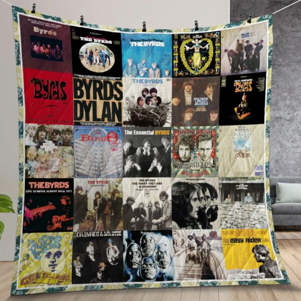 The Byrds Albums Cover Poster Quilt Gift For Christmas Birthday Halloween