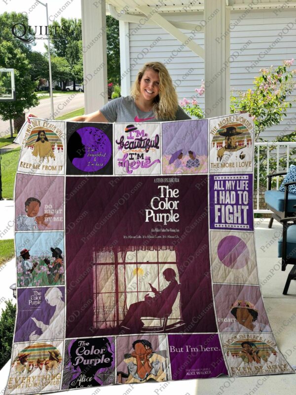 The Color Purple All My Life I Had To Fight Quilt Gift For Christmas Black Friday Thanksgiving