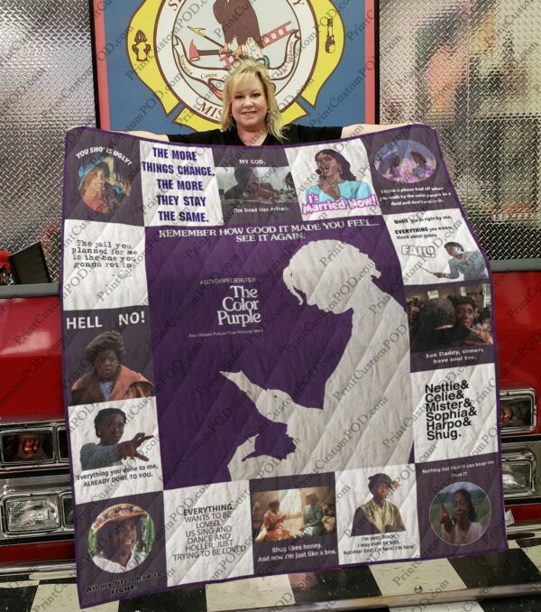 The Color Purple Quilt Gift For Christmas Black Friday Thanksgiving