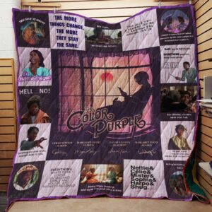 The Color Purple Quilt Gift Ideas For Fans on Christmas