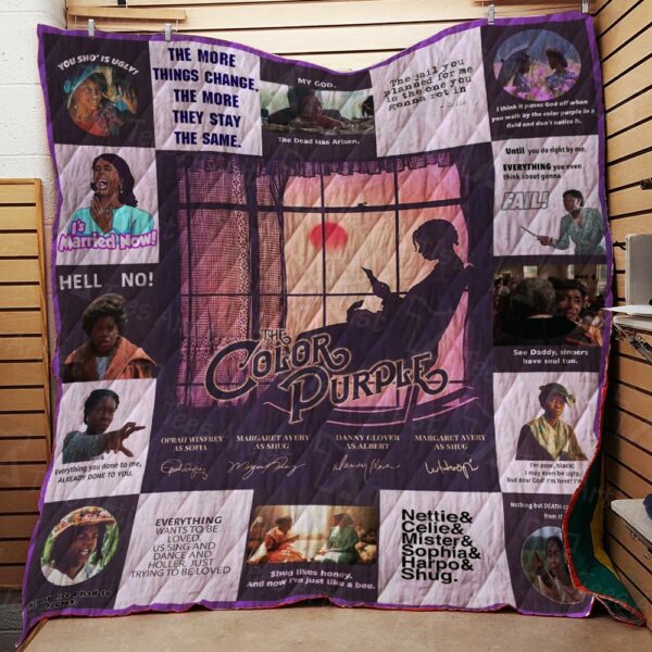 The Color Purple Quilt Gift Ideas For Fans on Christmas