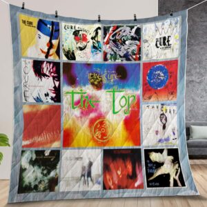 The Cure Band Albums Quilt Gift For Christmas Black Friday Thanksgiving