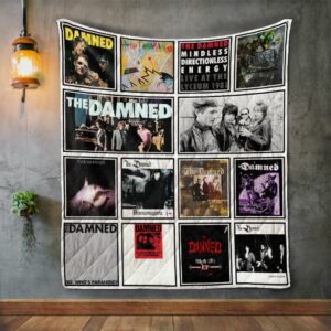 The Damned Album Covers Quilt Gift For Fans Christmas Black Friday Black Friday