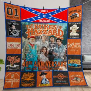 The Dukes Of Hazzard Quilt Gift For Christmas Birthday Thanksgiving