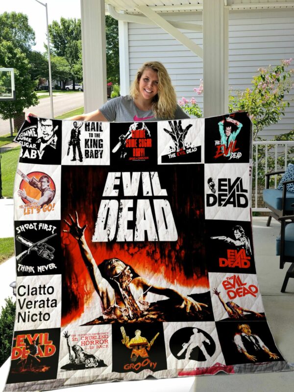 The Evil Dead Quilt Gift For Christmas Black Friday Thanksgiving