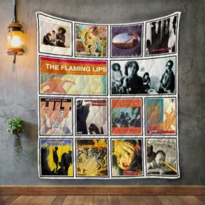 The Flaming Lips Album Covers Quilt Gift Ideas For Fans on Christmas