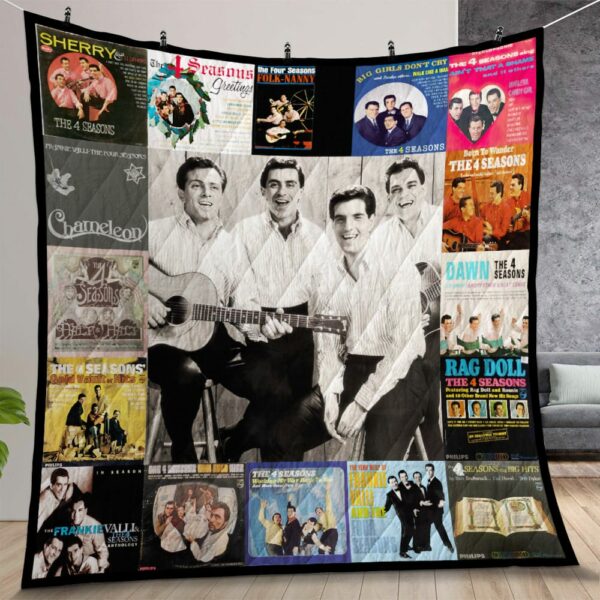 The Four Seasons Album Covers Quilt Gift For Christmas Birthday Thanksgiving