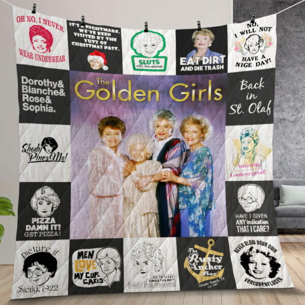 The Golden Girl Quilt Gift For Christmas Birthday Halloween