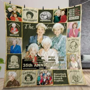 The Golden Girls Quilt Gift For Christmas Birthday Thanksgiving Ver 1