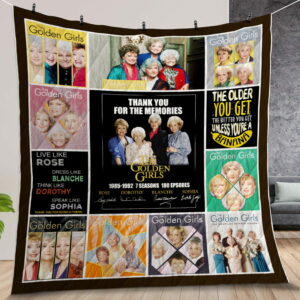 The Golden Girls Thank You For The Memories ActorS Signatures Quilt Gift Ideas For Fans