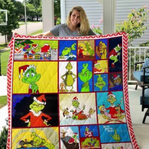The Grinch Quilt Gift For Christmas Black Friday Thanksgiving