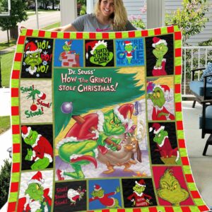 The Grinch Quilt Gift For Fans Christmas Black Friday Black Friday