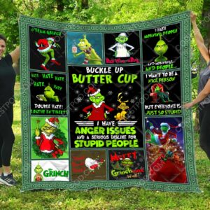 The Grinch Quilt Gift Ideas For Fans on Christmas