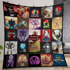 The Iron Giant Poster Quilt Gift For Christmas Birthday Thanksgiving
