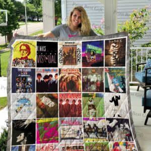 The Kinks Albums Cover Poster Quilt Gift Ideas For Fans on Christmas