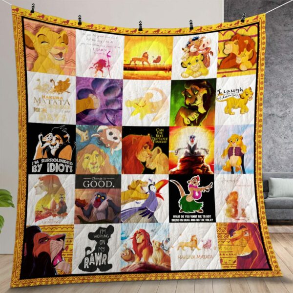 The Lion King Quilt Gift For Christmas Birthday Thanksgiving 5