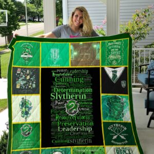 The Party Dont Stop Till I Slytherin Quilt Gift For Christmas Black Friday Thanksgiving