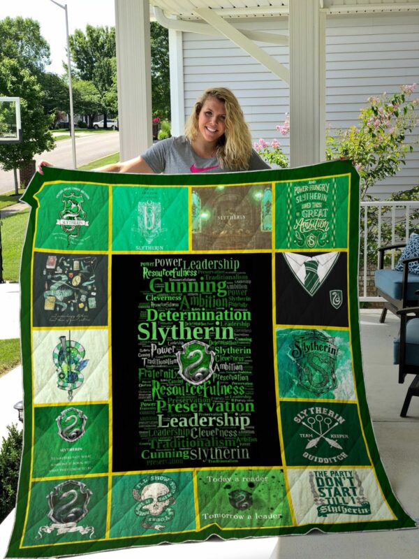 The Party Dont Stop Till I Slytherin Quilt Gift For Christmas Black Friday Thanksgiving