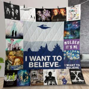 The X Files Quilt Gift For Christmas Birthday Halloween 1